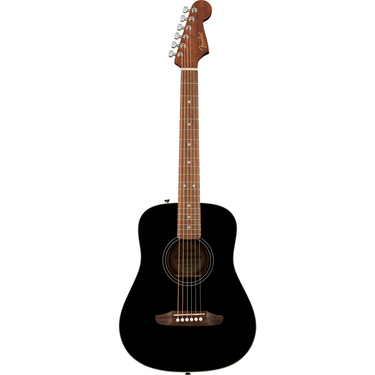Guitarra Acustica Fender Ca Std Redondo Mini Wb Ib Blk, 0974101106